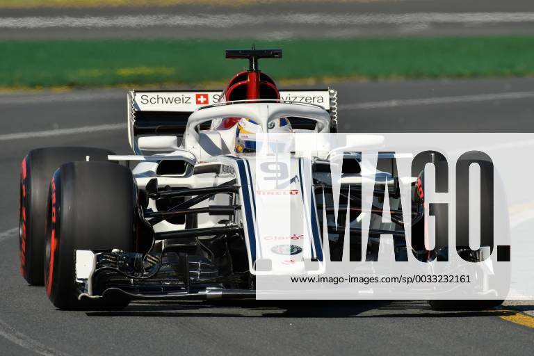 Marcus Ericsson (SWE) 9 from the Alfa Romeo Sauber F1 Team during practice session one at the 2018 Australian Formula One Grand Prix at Albert Park, Melbourne, Australia. Cal Media Formula One 2018: Australia - Practice 1 - ZUMAc04_ 20180323_zaf_c04_010