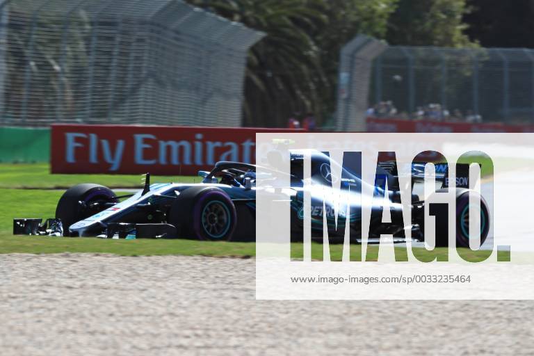 23rd March 2018, Melbourne Grand Prix Circuit, Melbourne, Australia; Melbourne Formula One Grand Prix, Friday free practice; Mercedes AMG Petronas Motorsport AMG F1 Team; Valtteri Bottas ActionPlus12004185