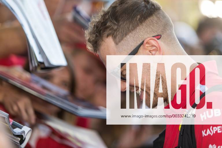 Sebastian Vettel Scuderia Ferrari with new hairstyle Grand Prix of Australia 2018 Race Motorsport Formula 1 23 03 2018 Melbourne