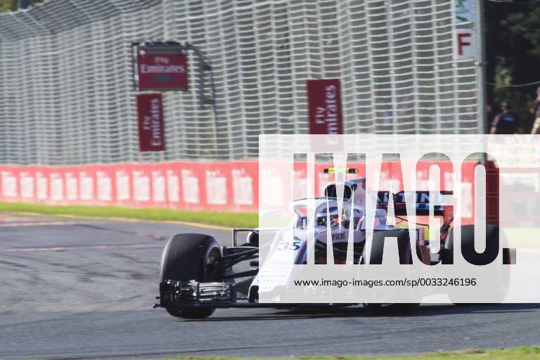 23rd March 2018, Melbourne Grand Prix Circuit, Melbourne, Australia; Melbourne Formula One Grand Prix, Friday free practice; The number 35 Williams Martini driven by Sergey Sirotkin ActionPlus12004215