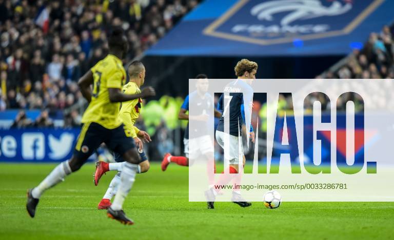 Antoine Griezmann (Fra) FOOTBALL : France vs Colombie - Match Amical - Saint Denis - 23 03 2018 FedericoPestellini Panoramic