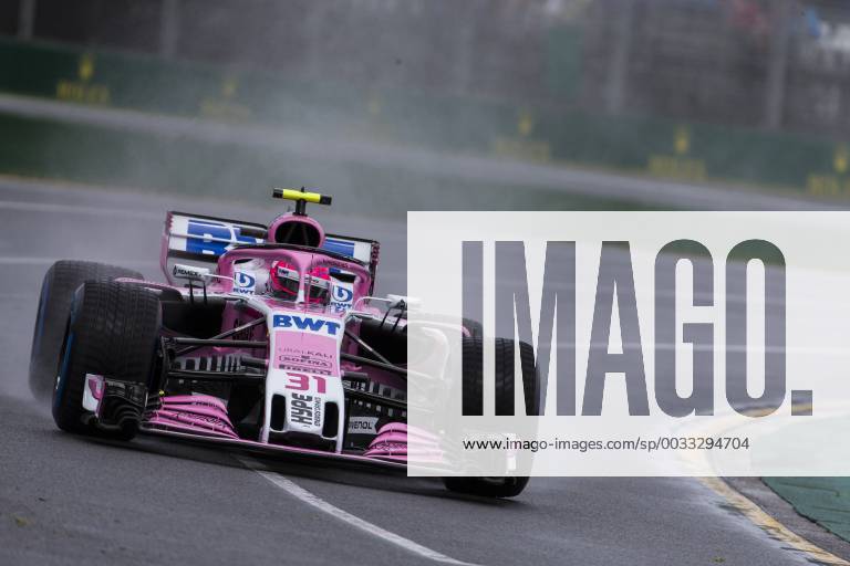 24th March 2018, Melbourne Grand Prix Circuit, Melbourne, Australia; Melbourne Formula One Grand Prix, qualifying; The number 31 Sahara Force India driven by Esteban Ocon ActionPlus12004680