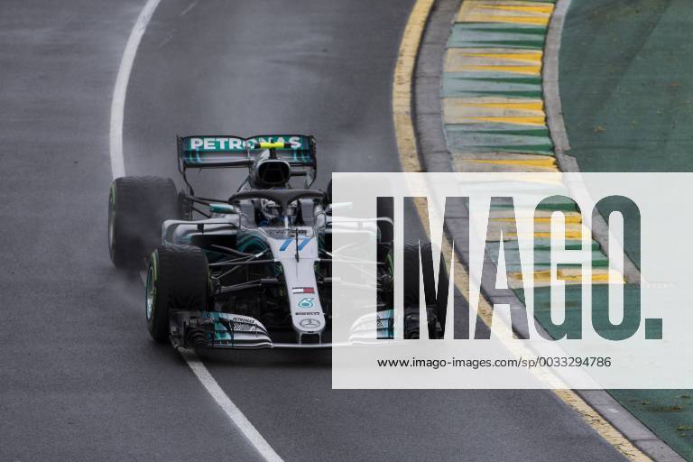 24th March 2018, Melbourne Grand Prix Circuit, Melbourne, Australia; Melbourne Formula One Grand Prix, qualifying; The number 77 Mercedes AMG Petronas driven by Valtteri Bottas ActionPlus12004729