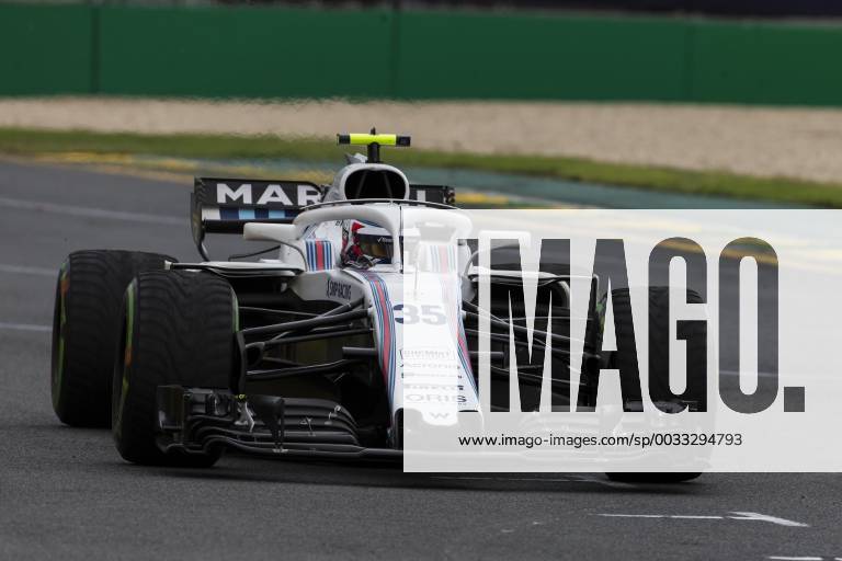 24th March 2018, Melbourne Grand Prix Circuit, Melbourne, Australia; Melbourne Formula One Grand Prix, qualifying; The number 35 Williams Martini driven by Sergey Sirotkin ActionPlus12004736