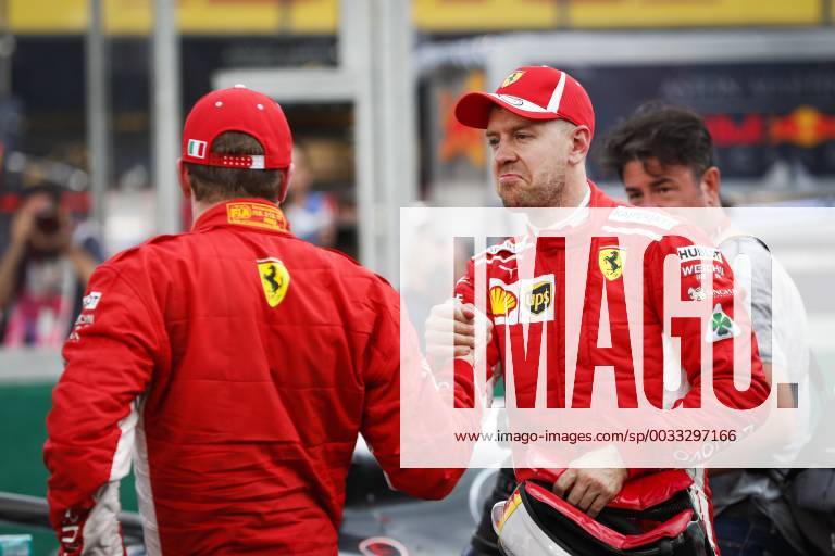 VETTEL Sebastian (ger), Scuderia Ferrari SF71H, RAIKKONEN Kimi (fin), Scuderia Ferrari SF71H, portrait during 2018 Formula 1 championship at Melbourne, Australian Grand Prix, from March 22 To 25 - s: FIA Formula One World Championship WM Weltmeisterschaft 2018, Melbourne, Victoria : Motorsports: Formula 1 2018 Rolex Australian Grand Prix, Melbourne Australia