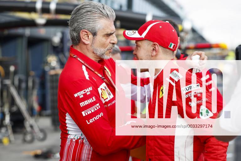 - SPORT ARRIVABENE Maurizio, Managing Director & Team Principal Scuderia Ferrari, VETTEL Sebastian (ger), Scuderia Ferrari SF71H, portrait during 2018 Formula 1 championship at Melbourne, Australian Grand Prix, from March 22 To 25 - s: FIA Formula One World Championship WM Weltmeisterschaft 2018, Melbourne, Victoria : Motorsports: Formula 1 2018 Rolex Australian Grand Prix, Melbourne Australia