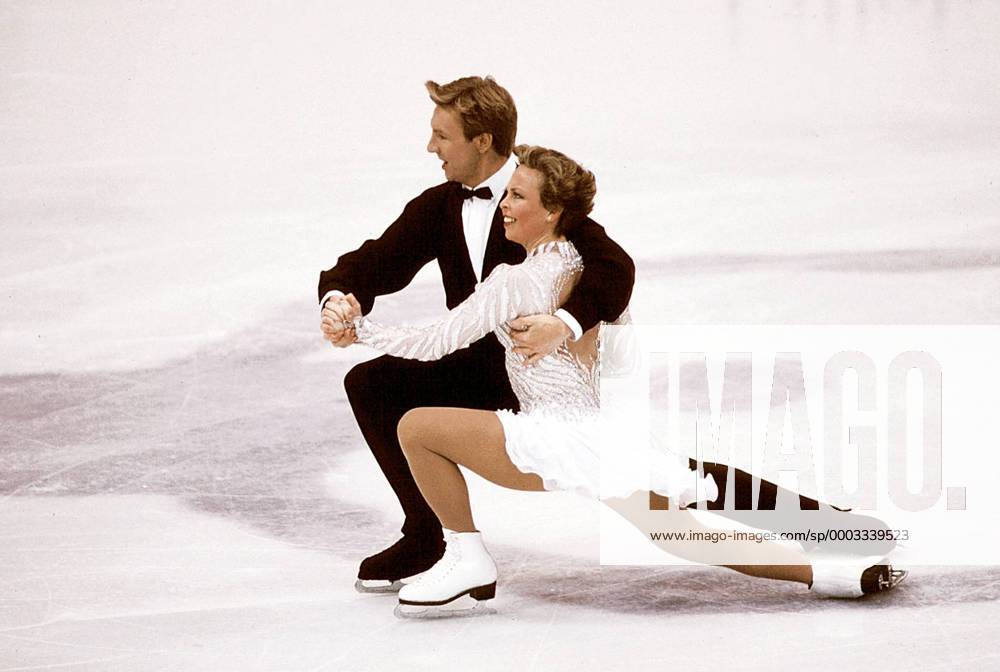 Jayne Torvill und Christopher Dean (beide Großbritannien) Eistanz OS Winter Olympische Spiele Lillehammer 1994, Winterspiele Gruppe Lillehammer Eistanz OS Winter Olympische Spiele Lillehammer 1994, Winterspiele Gruppe Lillehammer