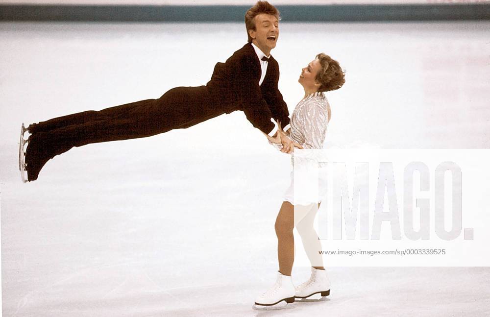 Jayne Torvill und Christopher Dean (beide Großbritannien) Eistanz OS Winter Olympische Spiele Lillehammer 1994, Winterspiele Gruppe Lillehammer Eistanz OS Winter Olympische Spiele Lillehammer 1994, Winterspiele Gruppe Lillehammer