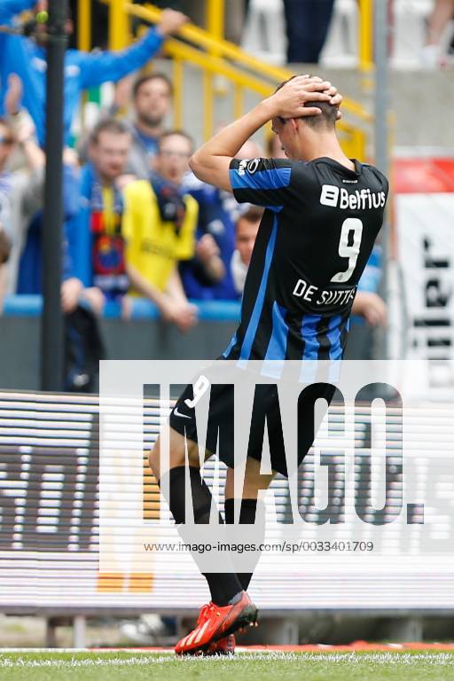 - BRUGGE, BELGIUM: Club s Tom De Sutter reacts during the Jupiler Pro League match between Club Brugge KV and SV Zulte Waregem, in Brugge, Sunday 11 August 2013, on the third day of the Belgian soccer championship. BRUNOxFAHY x45164246x