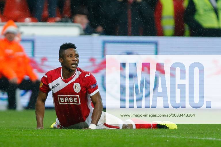 - LIEGE, BELGIUM: Standard s Imoh Ezekiel looks dejected during the match between Belgian Standard de Liege and Austrian club FC Red Bull Salzburg, fourth match in the Europa League group stage in Group C, Thursday 07 November 2013 in Liege. BRUNOxFAHY x50134383x