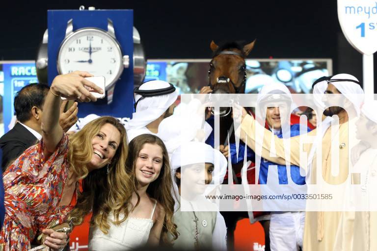 Dubai UAE UNITED ARAB EMIRATES Thunder Snow Victory Coach Suroor al Maktoum 180331D689DUBAI MEYDAN JPG
