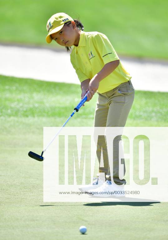 Anna Fang putts during the Drive Chip & Putt National Finals at Augusta National Golf Club during Masters week on April 1, 2018 in Augusta, Georgia. AUG20180401324 KEVINxDIETSCH