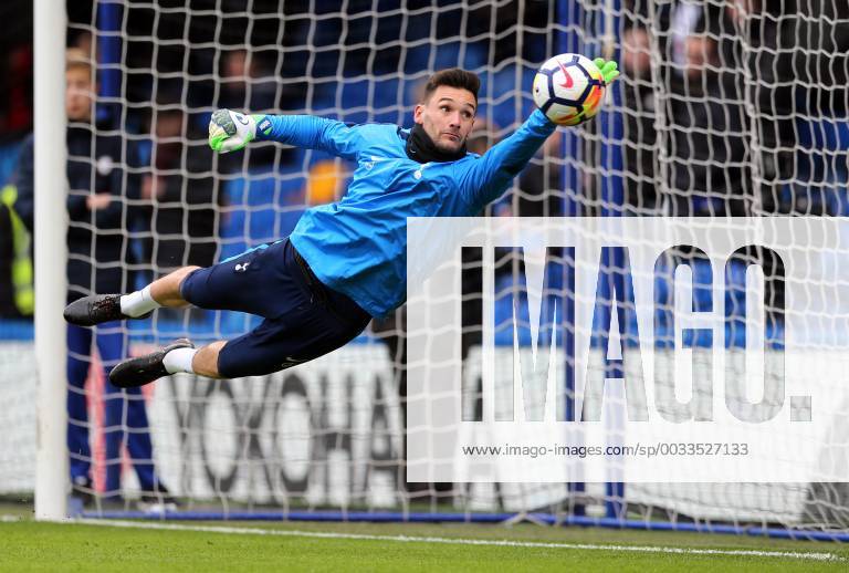 Chelsea v Tottenham Hotspur Premier League Hugo Lloris of Tottenham Hotspur prior to the Premier League match at Stamford Bridge, London Content Not Available For UK Newspapers