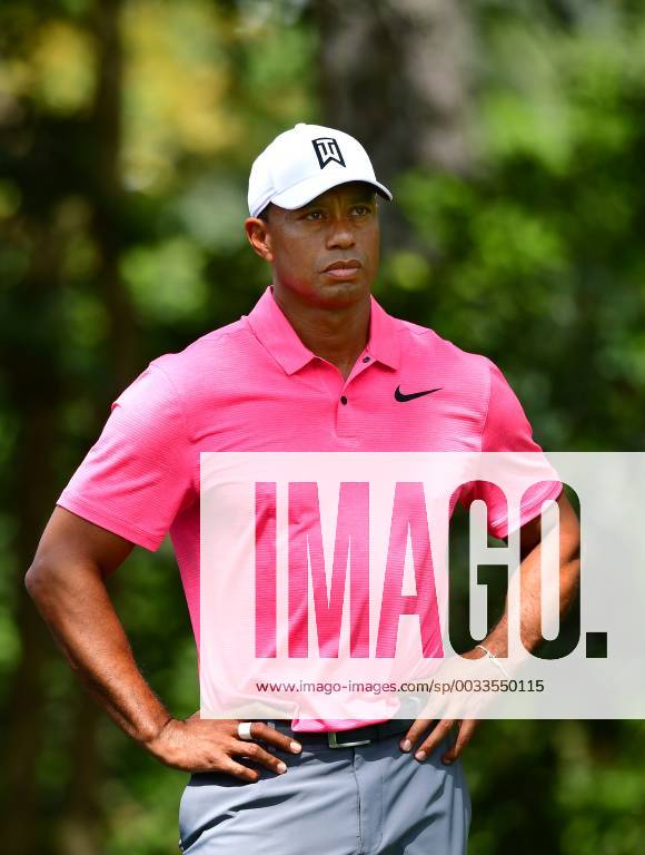Tiger Woods waits to hit off of the 2nd tee box during a practice round before the start of the Masters at Augusta National Golf Club, on April 2, 2018 in Augusta, Georgia. AUG20180402315 KEVINxDIETSCH
