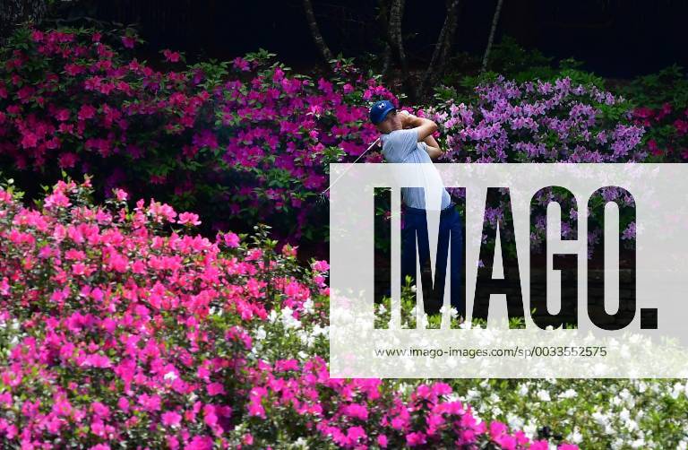 - SPORT Jordan Spieth drives off the 13th tee during a practice round before the start of the Masters at Augusta National Golf Club, on April 2, 2018 in Augusta, Georgia. AUG20180402339 KEVINxDIETSCH
