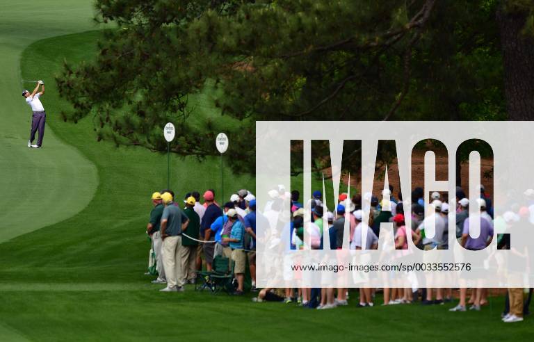 Sergio Garcia hits on the 2nd fairway during a practice round before the start of the Masters at Augusta National Golf Club, on April 2, 2018 in Augusta, Georgia. AUG20180402340 KEVINxDIETSCH