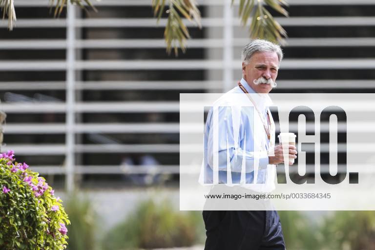Chase Carey, Chairman, Formula One. Sakhir Bahrain