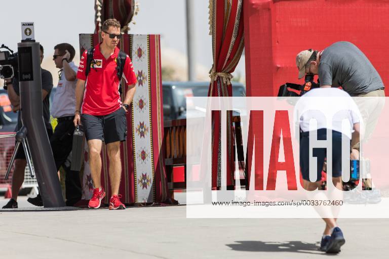 Sebastian Vettel Scuderia Ferrari Grand Prix of Bahrain 2018 Free Practice 07 04 18 Photo Illmann Eibner Sachir
