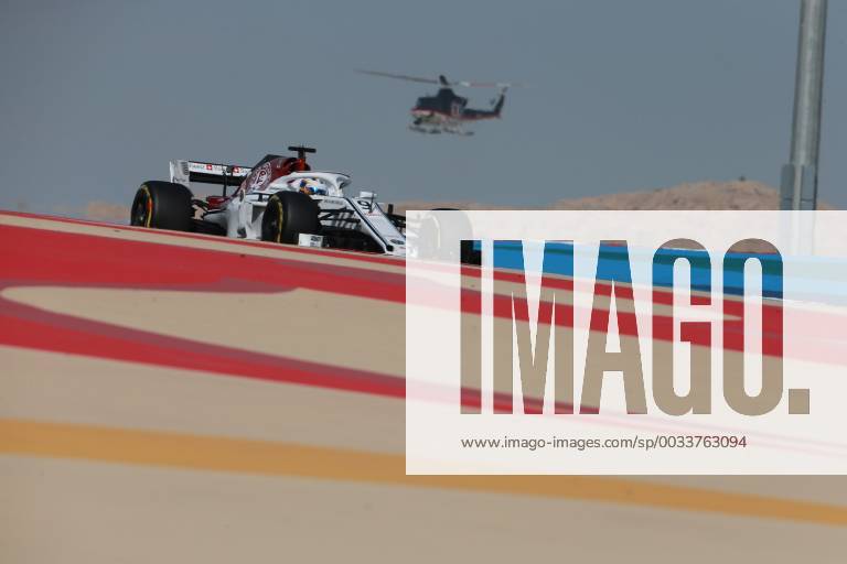 Motorsports: FIA Formula One World Championship WM Weltmeisterschaft 2018, Grand Prix of Bahrain, Helicopter , 9 Marcus Ericsson (SWE, Sauber F1 Team), Sakhir Bahrain