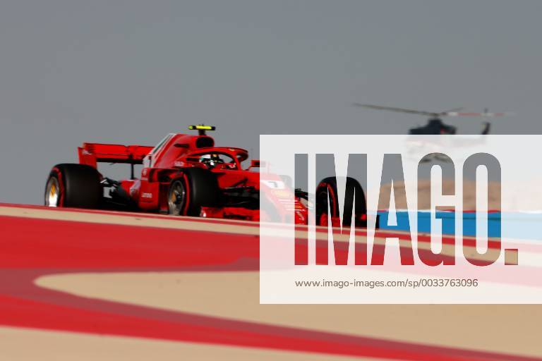 Motorsports: FIA Formula One World Championship WM Weltmeisterschaft 2018, Grand Prix of Bahrain, Helicopter 7 Kimi Raikkonen (FIN, Scuderia Ferrari), Sakhir Bahrain