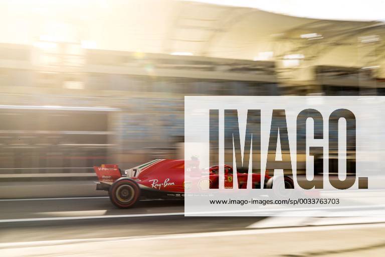 Kimi Raikkoenen Scuderia Ferrari Grand Prix of Bahrain 2018 Free Practice 07 04 18 Photo Illmann Eibner Sachir