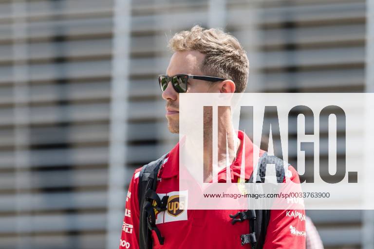 Sebastian Vettel Scuderia Ferrari Grand Prix of Bahrain 2018 Free Practice 07 04 18 Photo Illmann Eibner Sachir