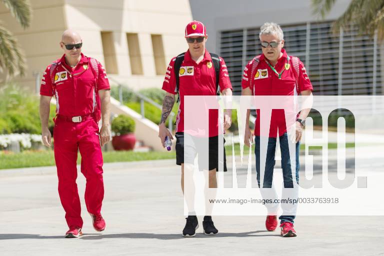 Kimi Raikkoenen Scuderia Ferrari Grand Prix of Bahrain 2018 Free Practice 07 04 18 Photo Illmann Eibner Sachir