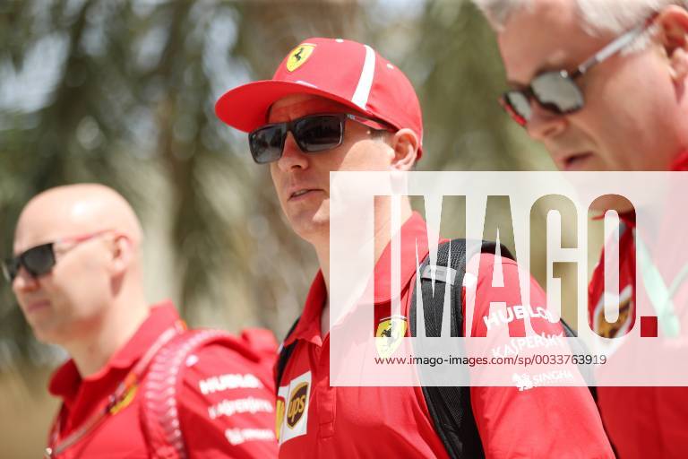 Kimi Raikkoenen Scuderia Ferrari Grand Prix of Bahrain 2018 Free Practice 07 04 18 Photo Illmann Eibner Sachir