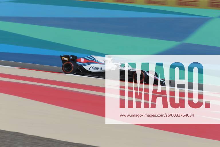 Motorsports: FIA Formula One World Championship WM Weltmeisterschaft 2018, Grand Prix of Bahrain, 18 Lance Stroll ( CAN, Williams Martini Racing), Sakhir Bahrain
