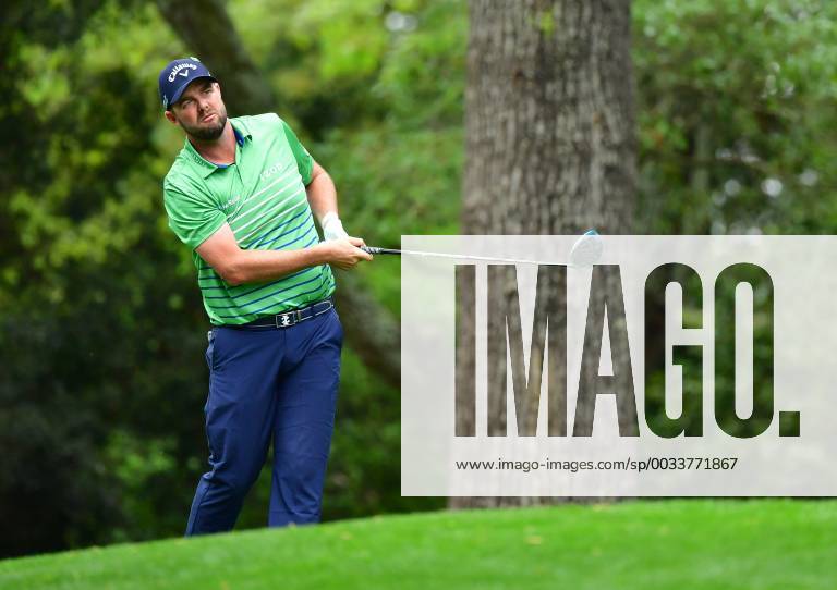 Marc Leishman watches his drive off of the 2nd tee during the third round of the 2018 Masters Tournament at the Augusta National Golf Club in Augusta, Georgia, on April 7, 2018. AUG20180407324 KEVINxDIETSCH