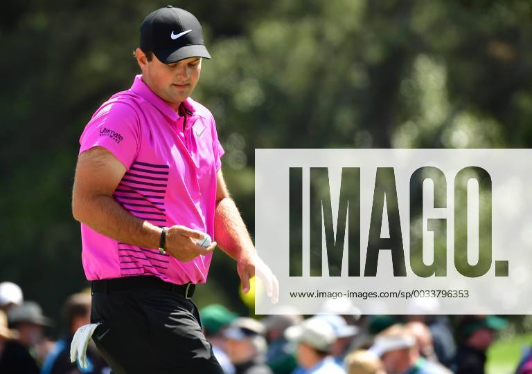 Patrick Reed walks off of the 1st hole after making a bogey in the final round of the 2018 Masters Tournament at the Augusta National Golf Club in Augusta, Georgia, on April 8, 2018. AUG20180408101 KEVINxDIETSCH