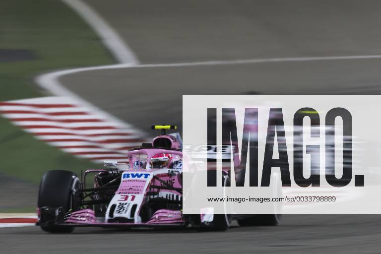Motorsports: FIA Formula One World Championship WM Weltmeisterschaft 2018, Grand Prix of Bahrain, 31 Esteban Ocon (Sahara Force India F1 Team) Sakhir Bahrain