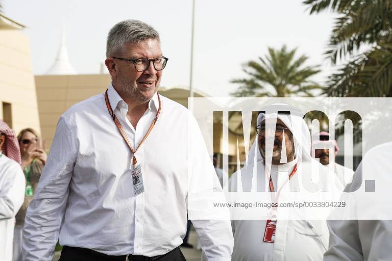 BRAWN Ross (gbr), Managing Director of motorsport Formula One Group, portrait during 2018 Formula 1 FIA World Championship WM Weltmeisterschaft Bahrain Grand Prix, Sakhir Bahrain
