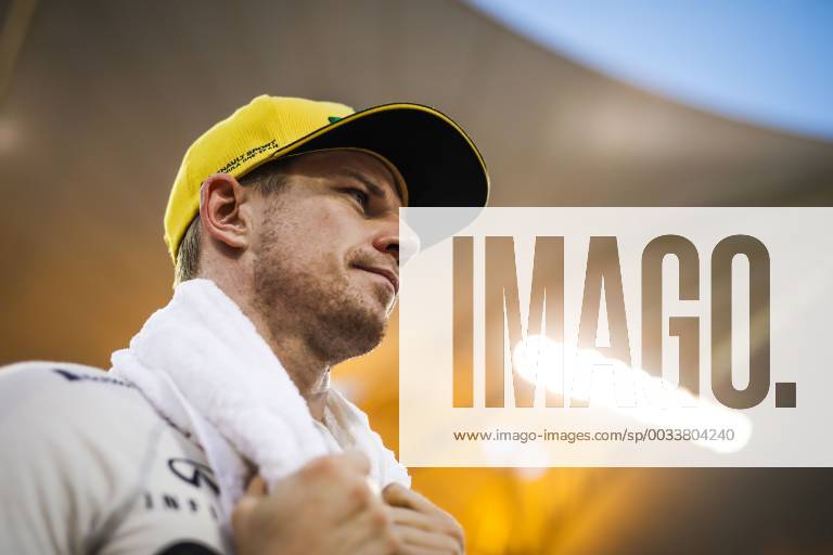 - SPORT HULKENBERG Nico (ger), Renault F1 Team RS18, portrait during 2018 Formula 1 FIA World Championship WM Weltmeisterschaft Bahrain Grand Prix, Sakhir Bahrain