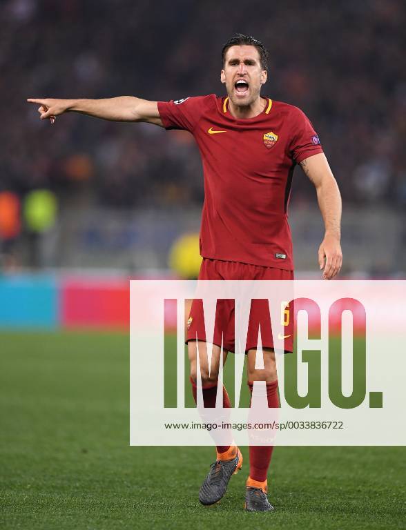 FUSSBALL CHAMPIONS LEAGUE SAISON 2017 2018 VIERTELFINALE RUECKSPIEL AS Rom - FC Barcelona Barca 10.04.2018 Kevin Strootman (AS Rom)