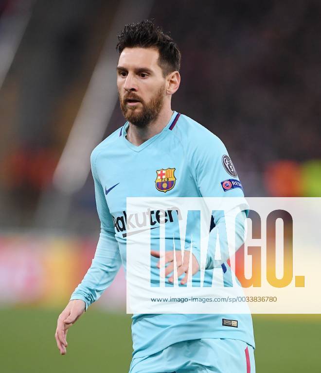 FUSSBALL CHAMPIONS LEAGUE SAISON 2017 2018 VIERTELFINALE RUECKSPIEL AS Rom - FC Barcelona Barca 10.04.2018 Enttaeuschnung Barca; Lionel Messi