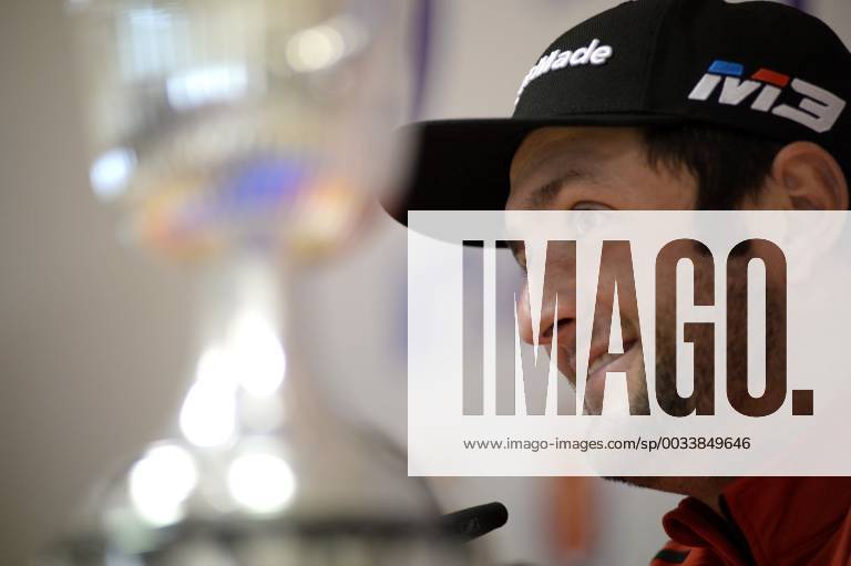 Spanish Jon Rahm attends a press conference PK Pressekonferenz on the eve of the Open of Spain in Madrid, Spain, 11 April 2018. The Open of Spain will play from 12 to 15 April at Centro Nacional de Golf of Madrid. Jon Rahm press conference in Madrid !ACHTUNG: NUR REDAKTIONELLE NUTZUNG!