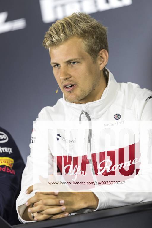 Swedish F1 driver Marcus Ericsson of Sauber-Ferrari attends a press conference PK Pressekonferenz before the 2018 Formula 1 Chinese Grand Prix at the Shanghai International Circuit in Shanghai, China, 12 April 2018. F1 drivers meet press to preheat 2018 Formula 1 Chinese Grand Prix in Shanghai 20180412_61279