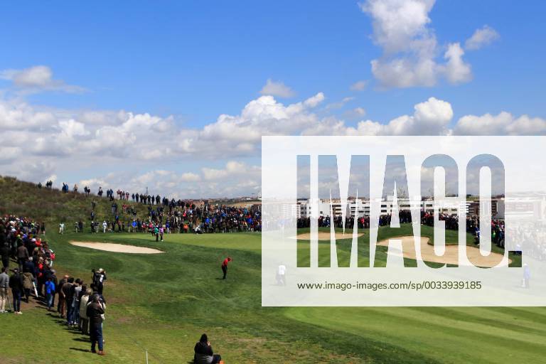 General view of the fairway during the second day of the Spanish Open golf tournament in Madrid, Spain, 13 April 2018. Spanish Open golf tournament !ACHTUNG: NUR REDAKTIONELLE NUTZUNG!
