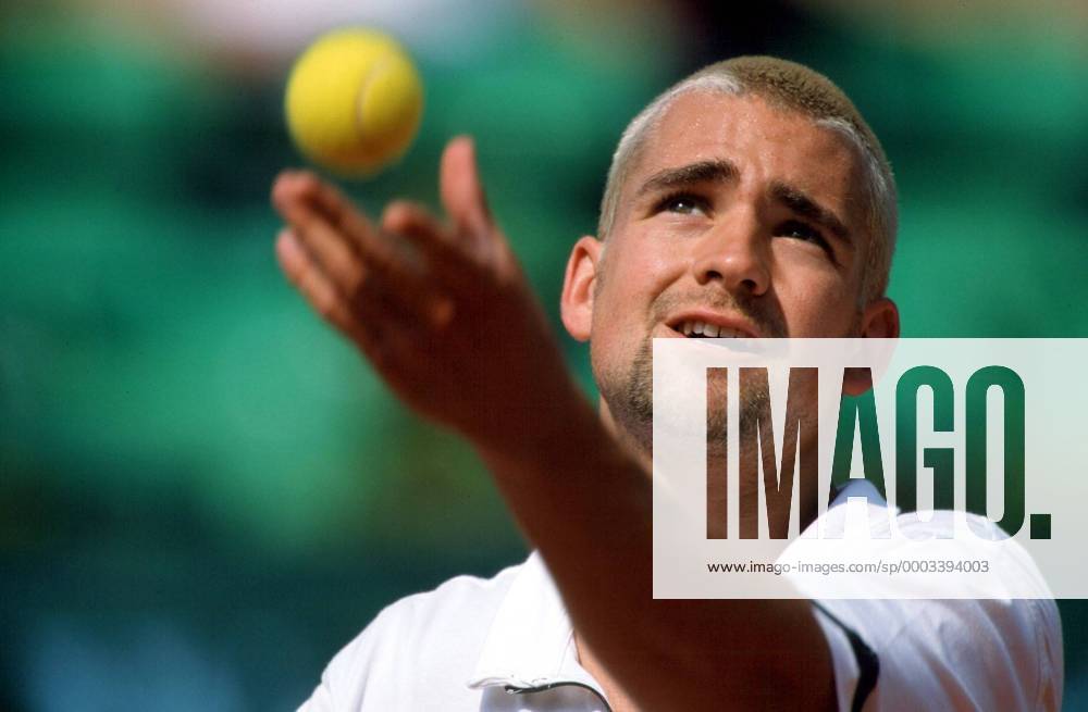 Nicolas Kiefer (Deutschland) - Aufschlag Tennis Herren French Open 1998, Grand Slam, ATP Tour Porträt Roland Garros Paris Dynamik, Tennis Herren French Open 1998, Grand Slam, ATP Tour Porträt Roland Garros Paris Dynamik,