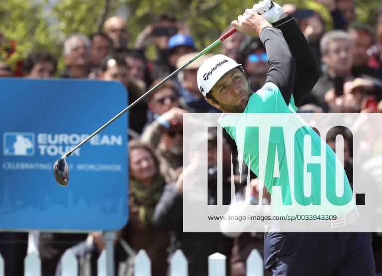 Spanish Jon Rahm during the second day of the Spain Open 2018 91st edition, at the Golf National Center in Madrid, Spain, 13 April 2018. The event is held from April 12 to 15 2018. Spain Open 2018 !ACHTUNG: NUR REDAKTIONELLE NUTZUNG!