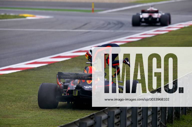 Has an engine failure during practice Shanghai China
