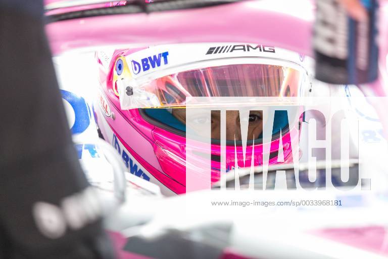 Esteban Ocon Sahara Force India F1 team in the car Grand Prix of China 2018 race Motorsport Formula 1 14 04 2018 Shanghai