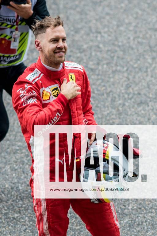 German F1 Sebastian Vettel of Ferrari reacts after winning the pole position in the qualifying session for the 2018 Formula One Chinese Grand Prix at the Shanghai International Circuit in Shanghai, China, 14 April 2018. It s still early, but it looks like Ferrari is back. Ferrari s Sebastian Vettel claimed pole position for Sunday s Chinese Grand Prix, where the German will be going for his third straight victory to open the Formula One season. Vettel and Ferrari teammate Kimi Raikkonen will start on the first row in Shanghai. Mercedes, which has dominated the last four seasons, will start on the second row with Valtteri Bottas ahead of No. 4 Lewis Hamilton - the defending and four-time series champion. The famous Italian team has not won a season title in 11 years with Kimi Raikkonen champion in 2007. But Bottas is already hinting that rival Ferrari is the team to beat. Vettel takes pole in China, and Ferrari looks like it s back