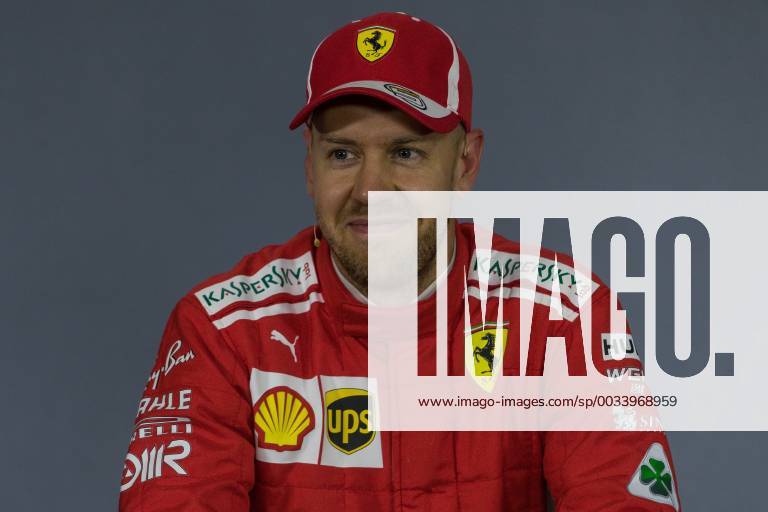 Sebastian Vettel Scuderia Ferrari beams Grand Prix of China 2018 Race Motorsport Formula 1 14 04 2018 Shanghai