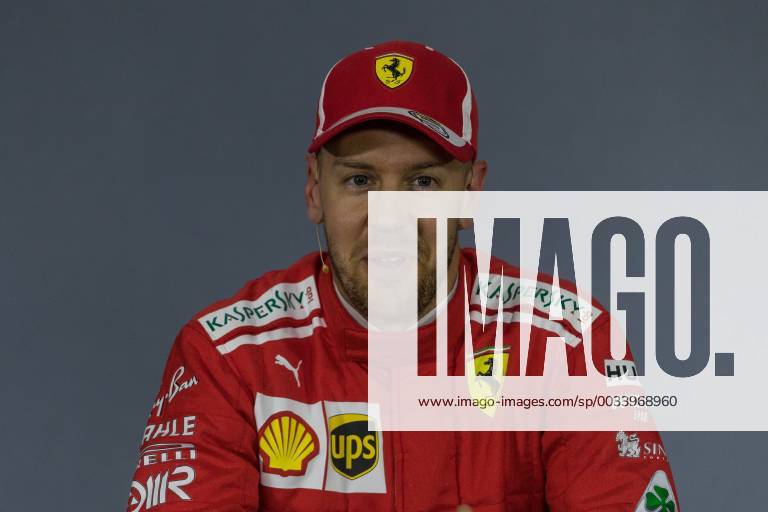 Sebastian Vettel Scuderia Ferrari beams Grand Prix of China 2018 Race Motorsport Formula 1 14 04 2018 Shanghai