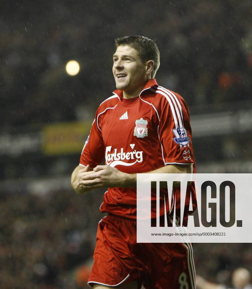 Steven Gerrard (Liverpool) - Torjubel - . Fußball Herren FA Cup 2007 2008, Englischer Pokal, Pokalspiel, FC Liverpool Einzelbild Liverpool Freude, Fußball Herren FA Cup 2007 2008, Englischer Pokal, Pokalspiel, FC Liverpool Einzelbild Liverpool Freude,