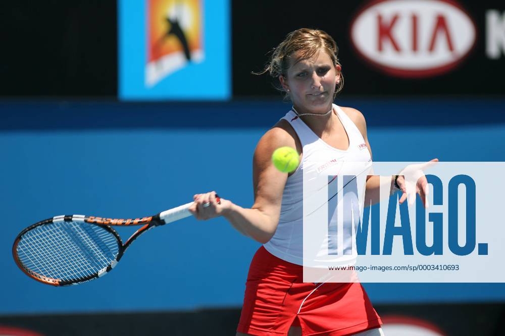 Timea Bacsinszky (Schweiz) Tennis Damen Australian Open 2008, Grand Slam, WTA Tour Einzelbild Melbourne Dynamik, Tennis Damen Australian Open 2008, Grand Slam, WTA Tour Einzelbild Melbourne Dynamik,