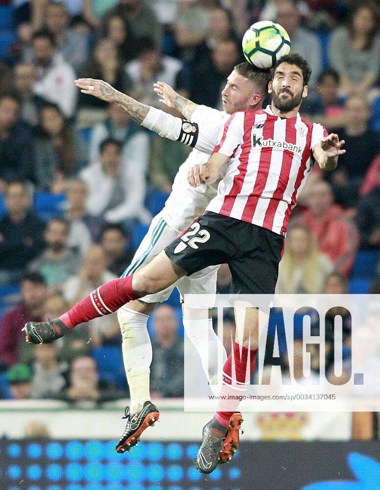 - SPORT Real Madrid s Sergio Ramos (l) and Athletic de Bilbao s Raul Garcia during La Liga match. April 18,2018. (2018041853)