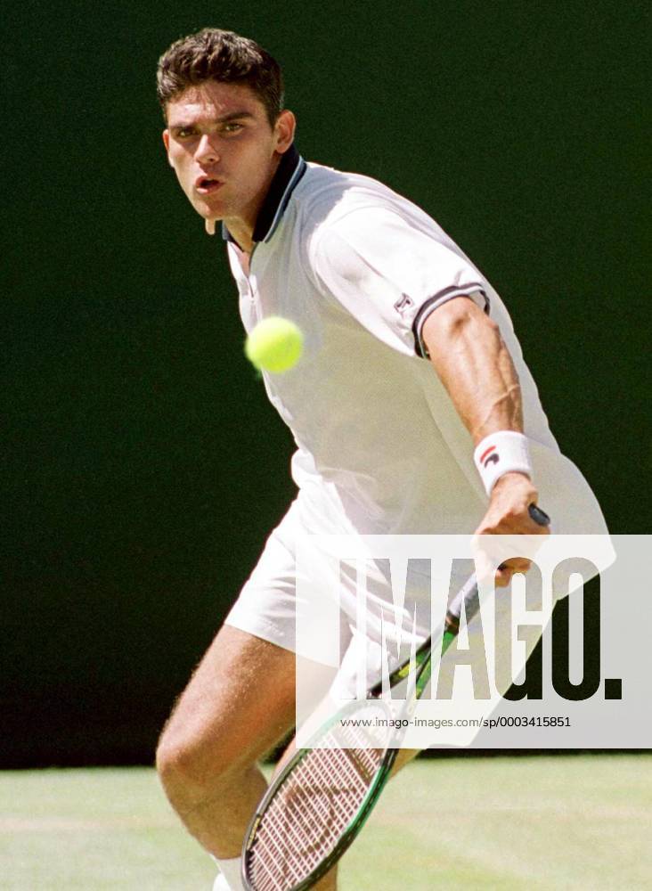 Mark Philippoussis (Australien) Tennis Herren All England Championships 1999, Grand Slam, ATP Tour Einzelbild Wimbledon London Tennis Herren All England Championships 1999, Grand Slam, ATP Tour Einzelbild Wimbledon London